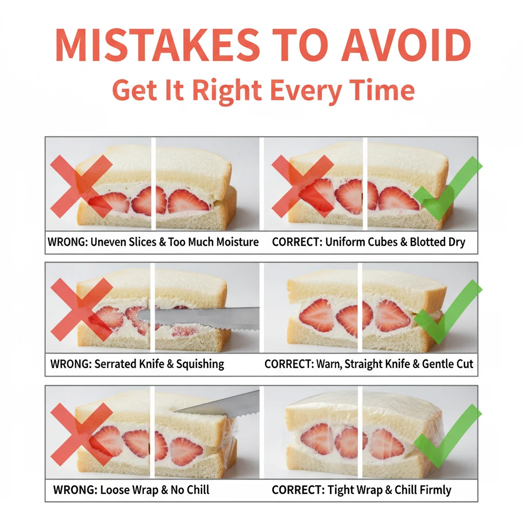 Japanese strawberry sandwich recipe common mistakes