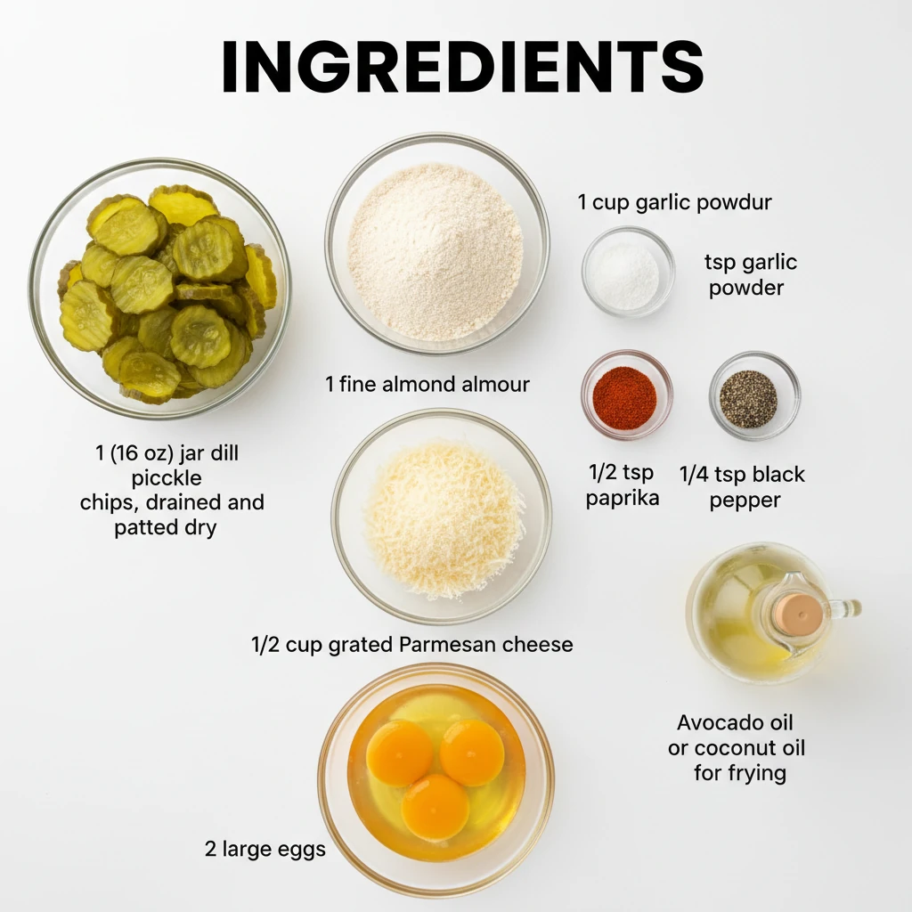 keto fried pickles recipe ingredients