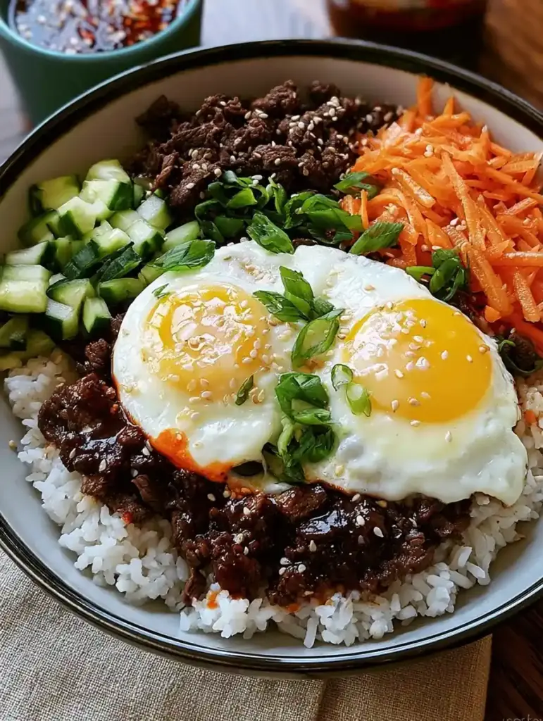 Korean beef egg bowl recipe recipeCard1