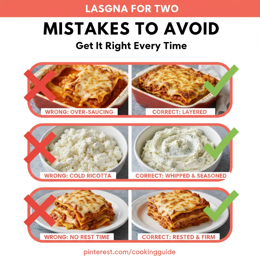 lasagna for two common mistakes