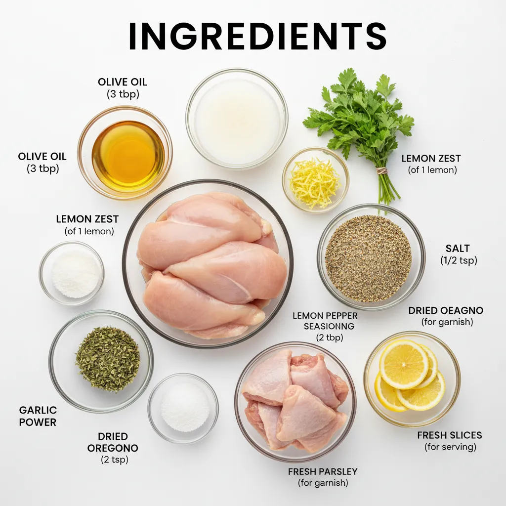 lemon pepper chicken recipe ingredients