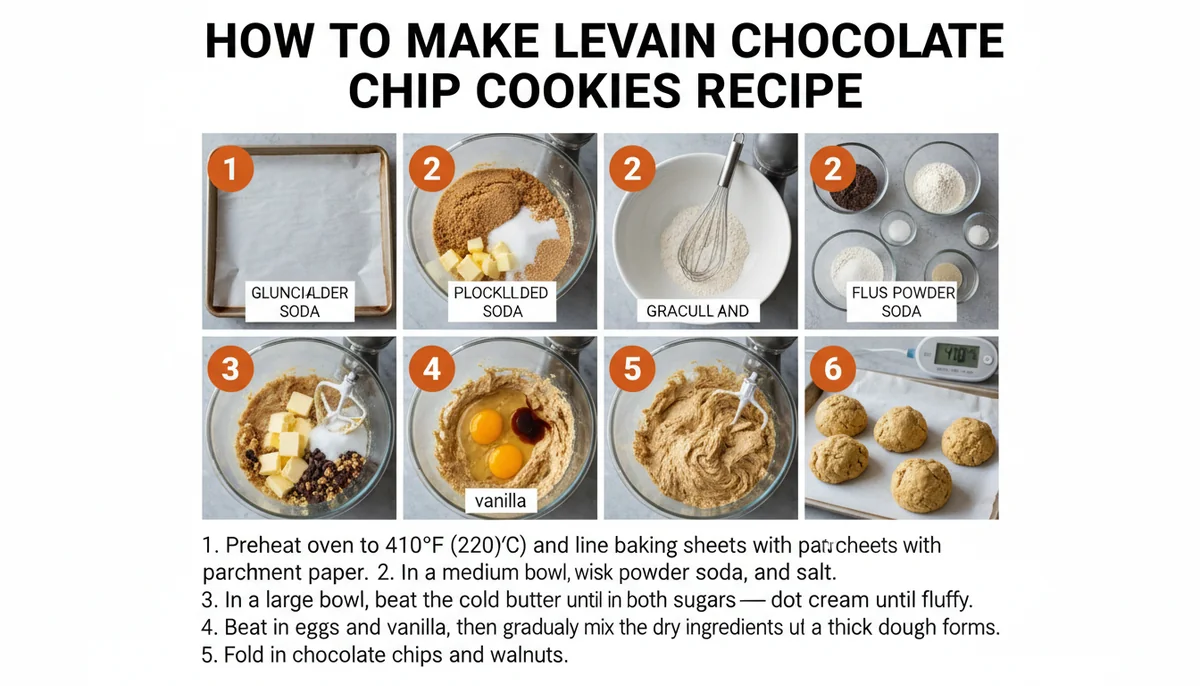 How to make levain chocolate chip cookies recipe