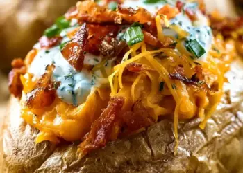 loaded baked potato recipe featured