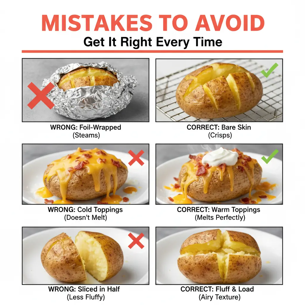 loaded baked potato recipe common mistakes