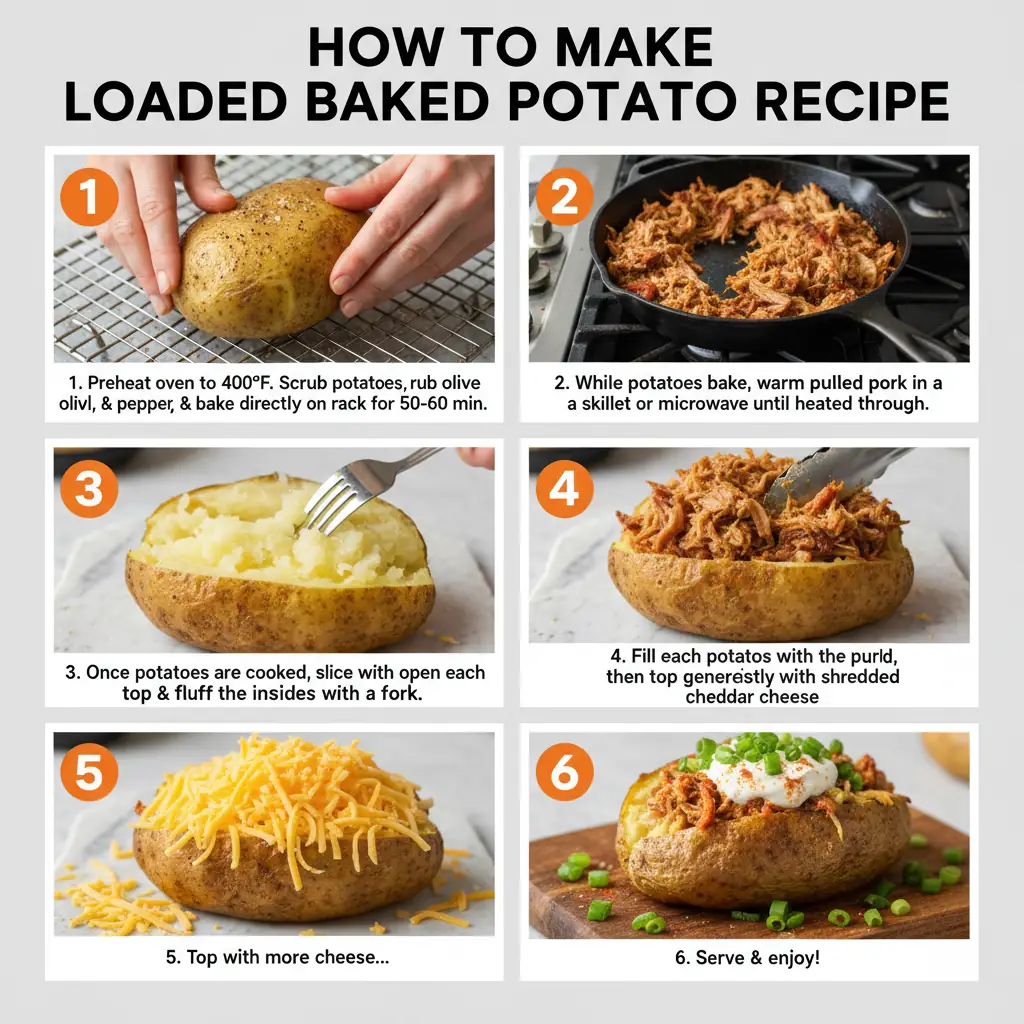 How to make loaded baked potato recipe