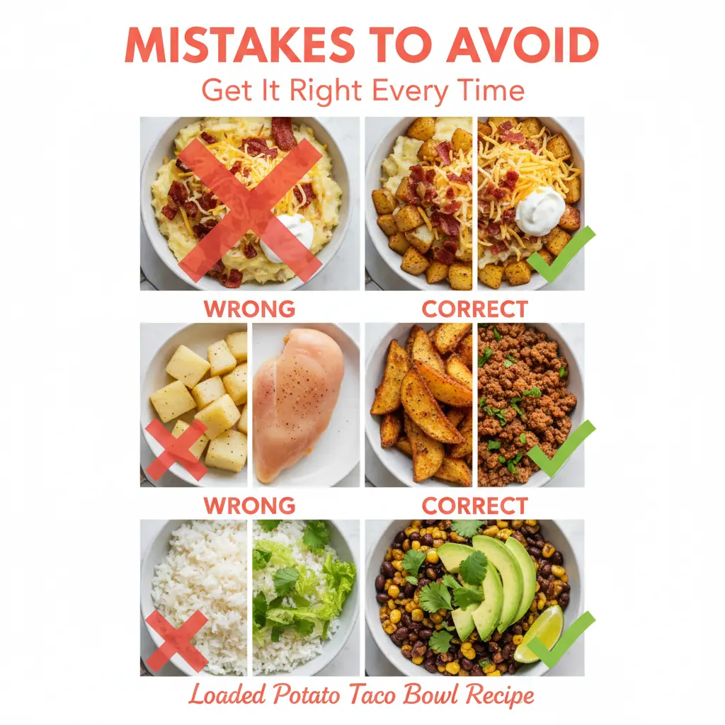 loaded potato taco bowl recipe common mistakes