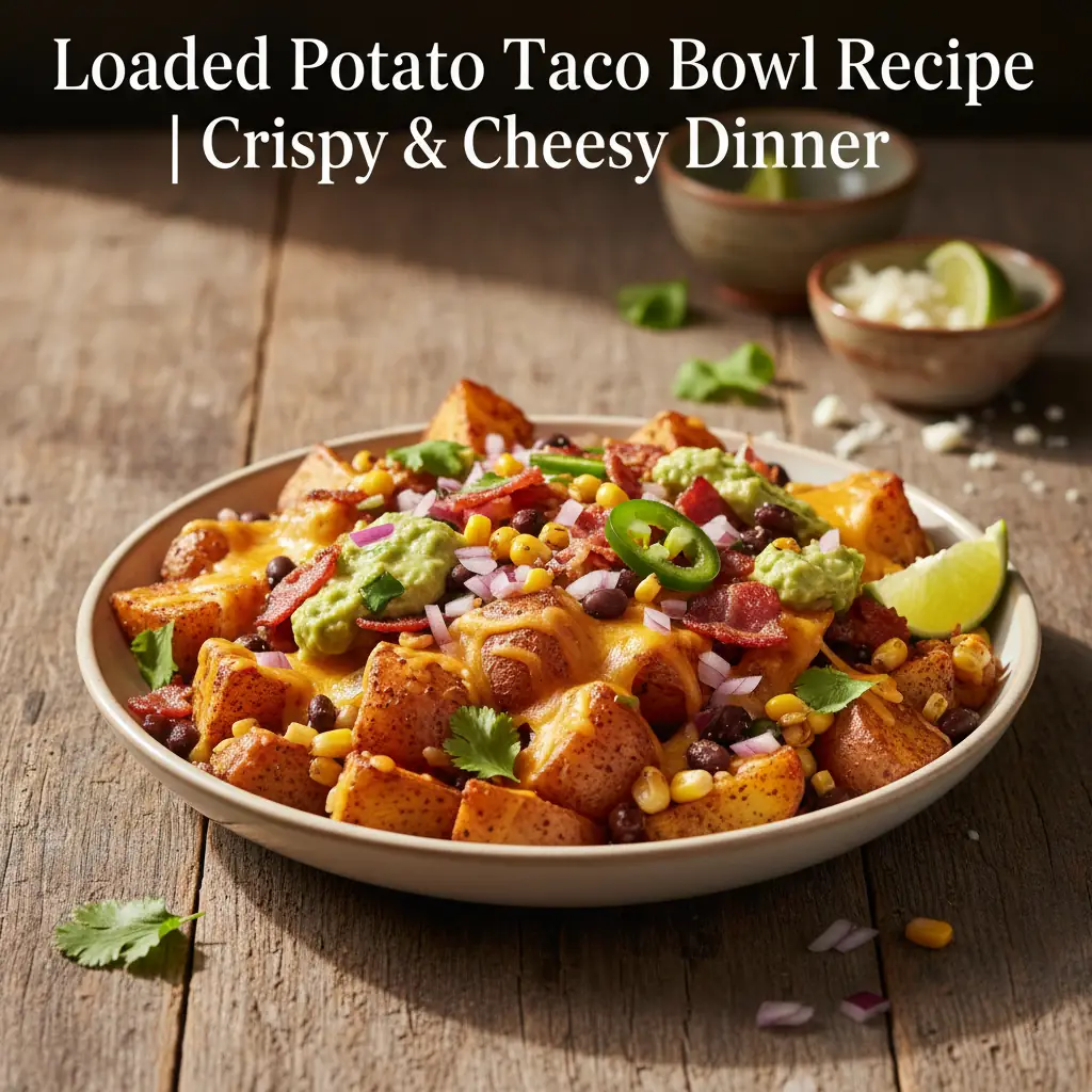 Why you'll love loaded potato taco bowl recipe