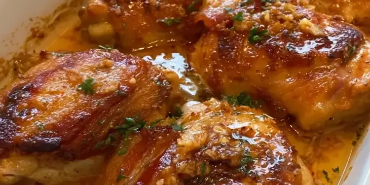 maple garlic bacon chicken recipe featured