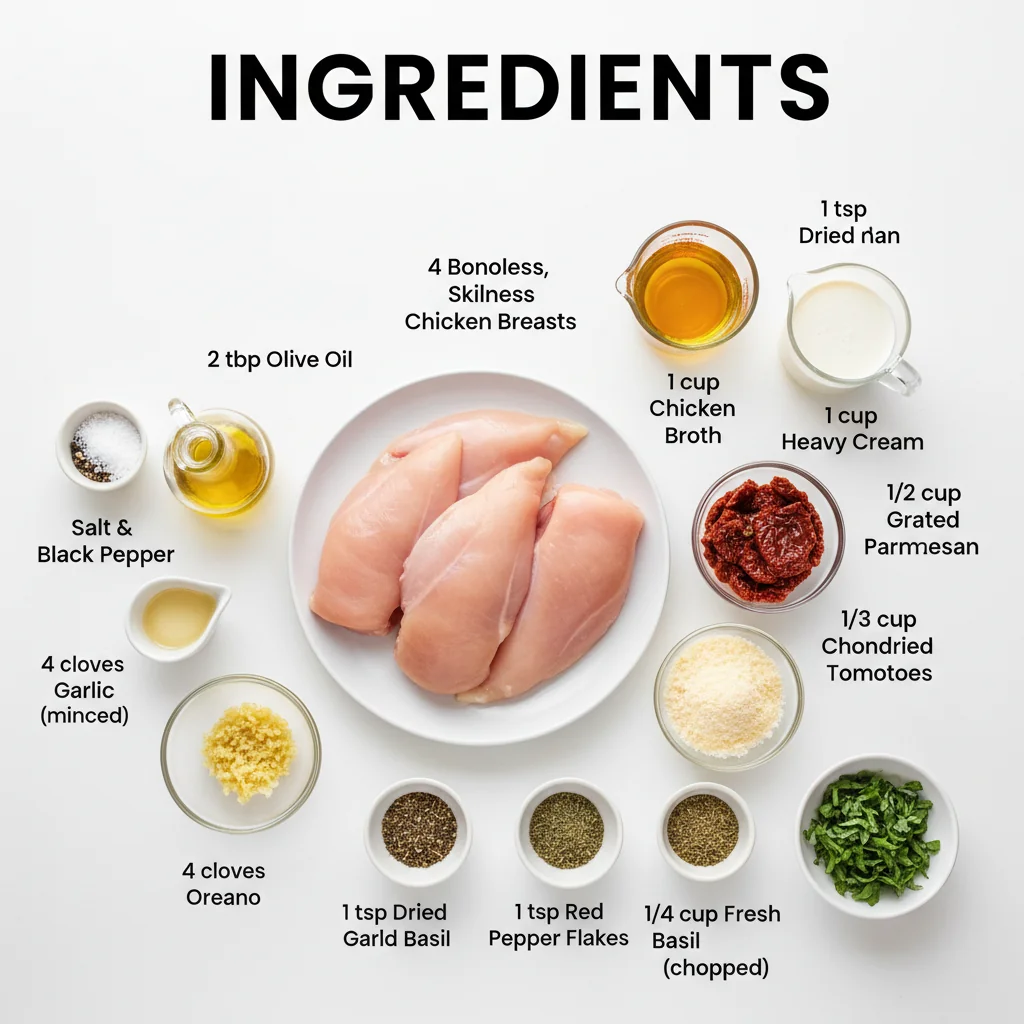 marry me chicken recipe ingredients