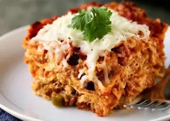 Mexican lasagna recipe featured