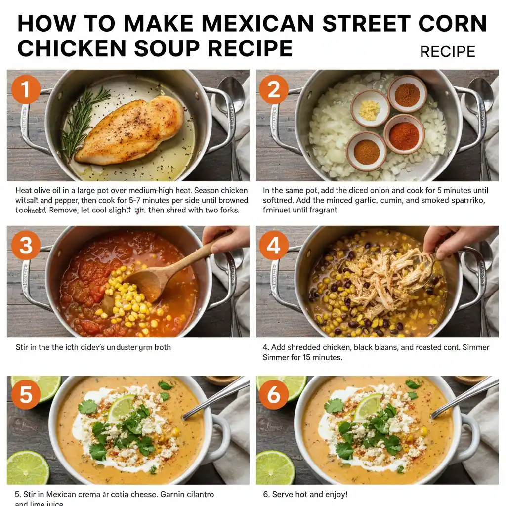 How to make mexican street corn chicken soup recipe