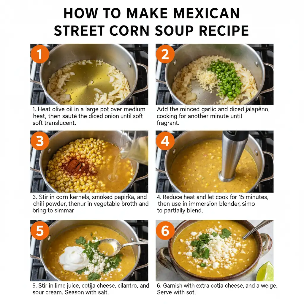 How to make mexican street corn soup recipe