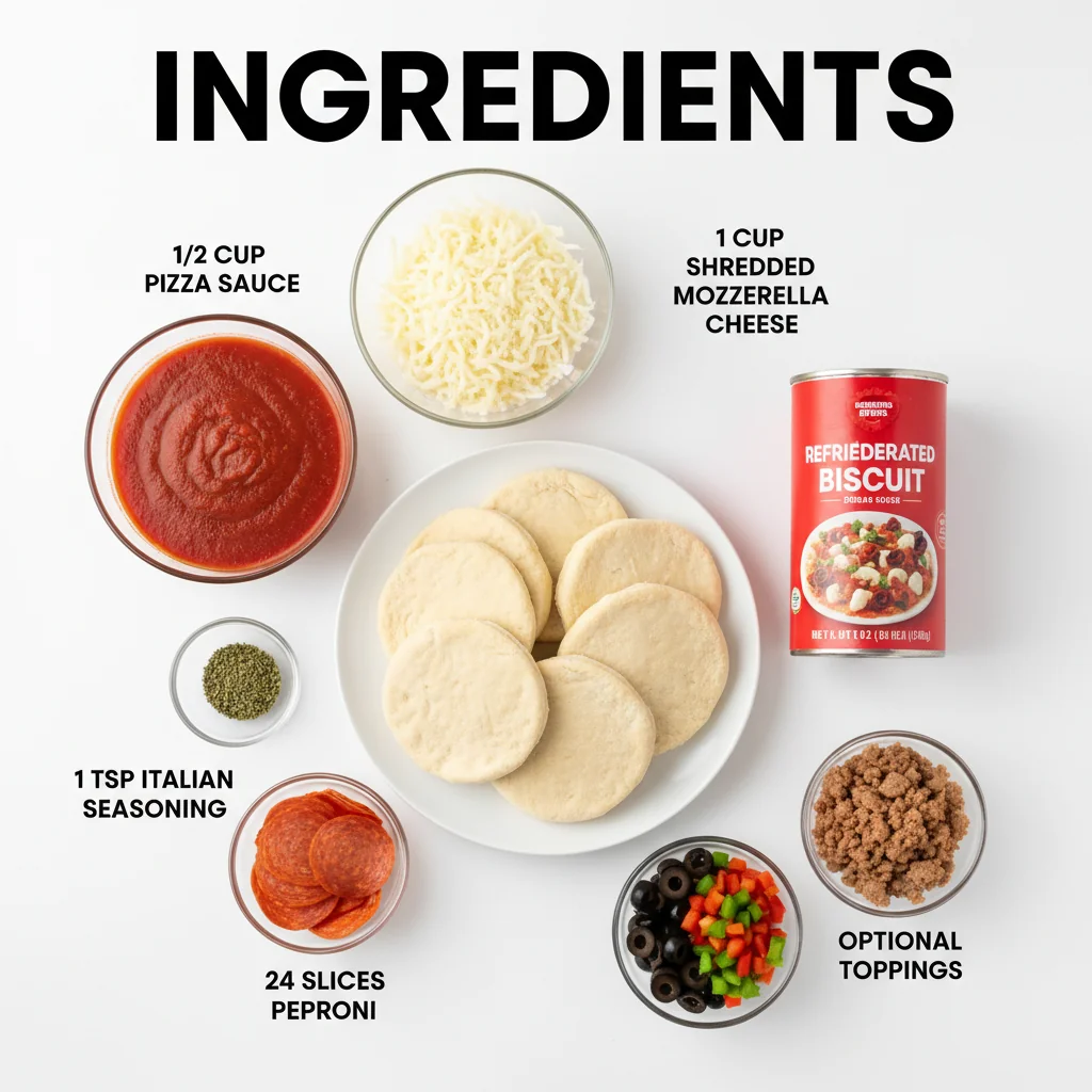 mini pizza cups recipe ingredients