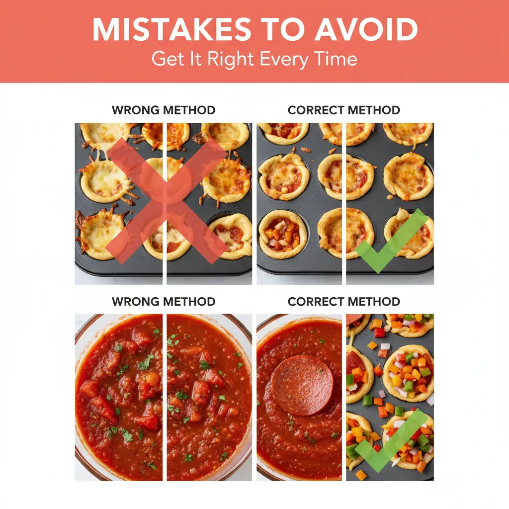 mini pizza cups recipe common mistakes