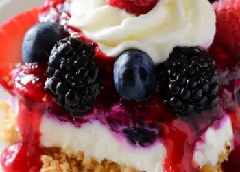 mixed berry dessert recipe featured