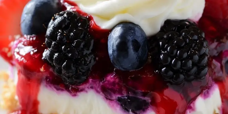 mixed berry dessert recipe featured