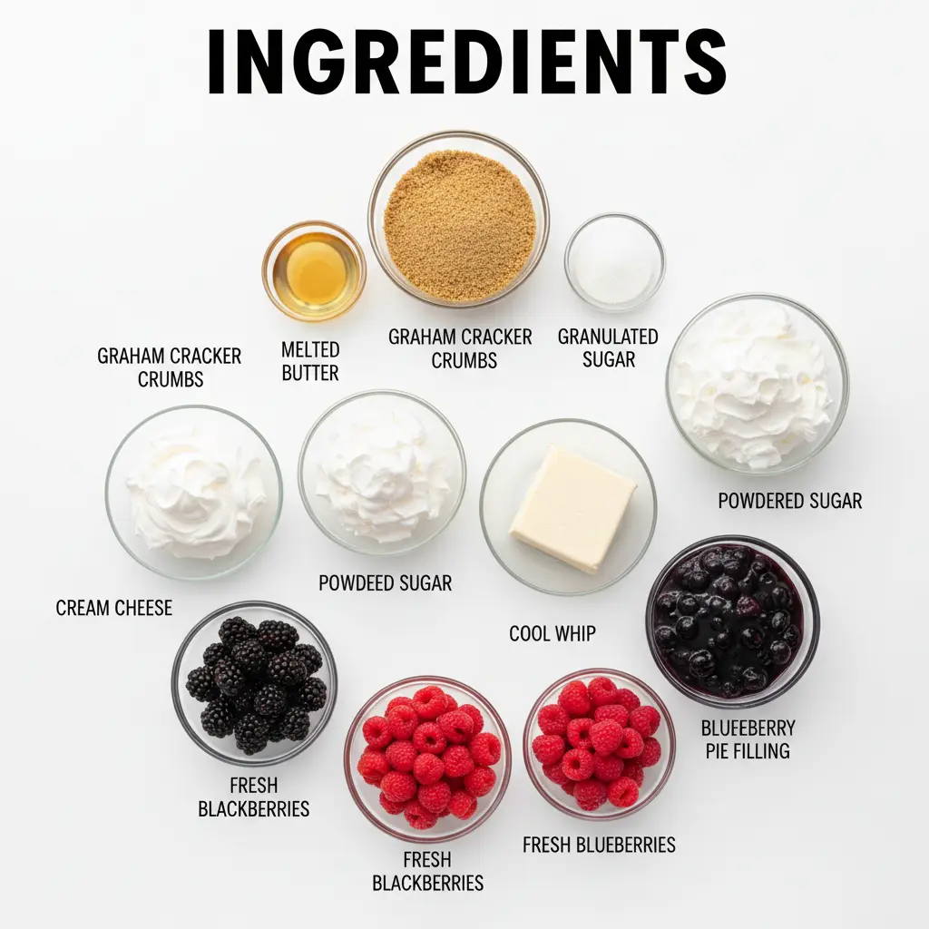 mixed berry dessert recipe ingredients