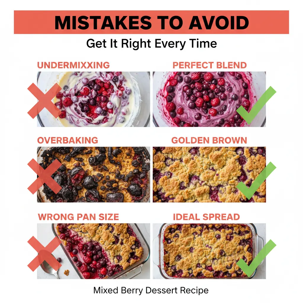 mixed berry dessert recipe common mistakes