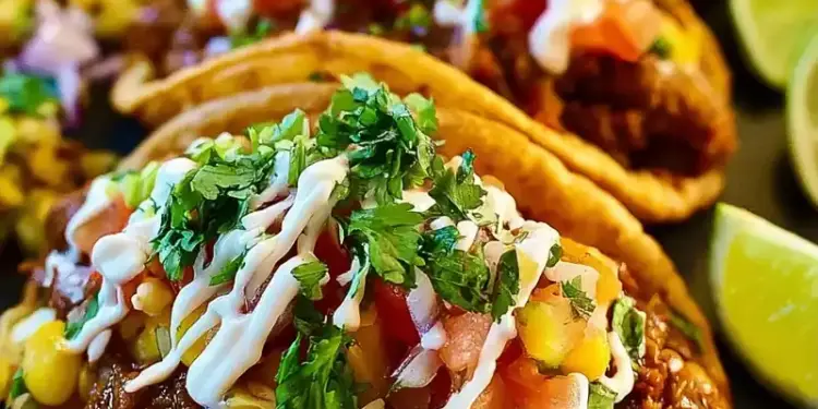mole lamb puffy tacos recipe featured