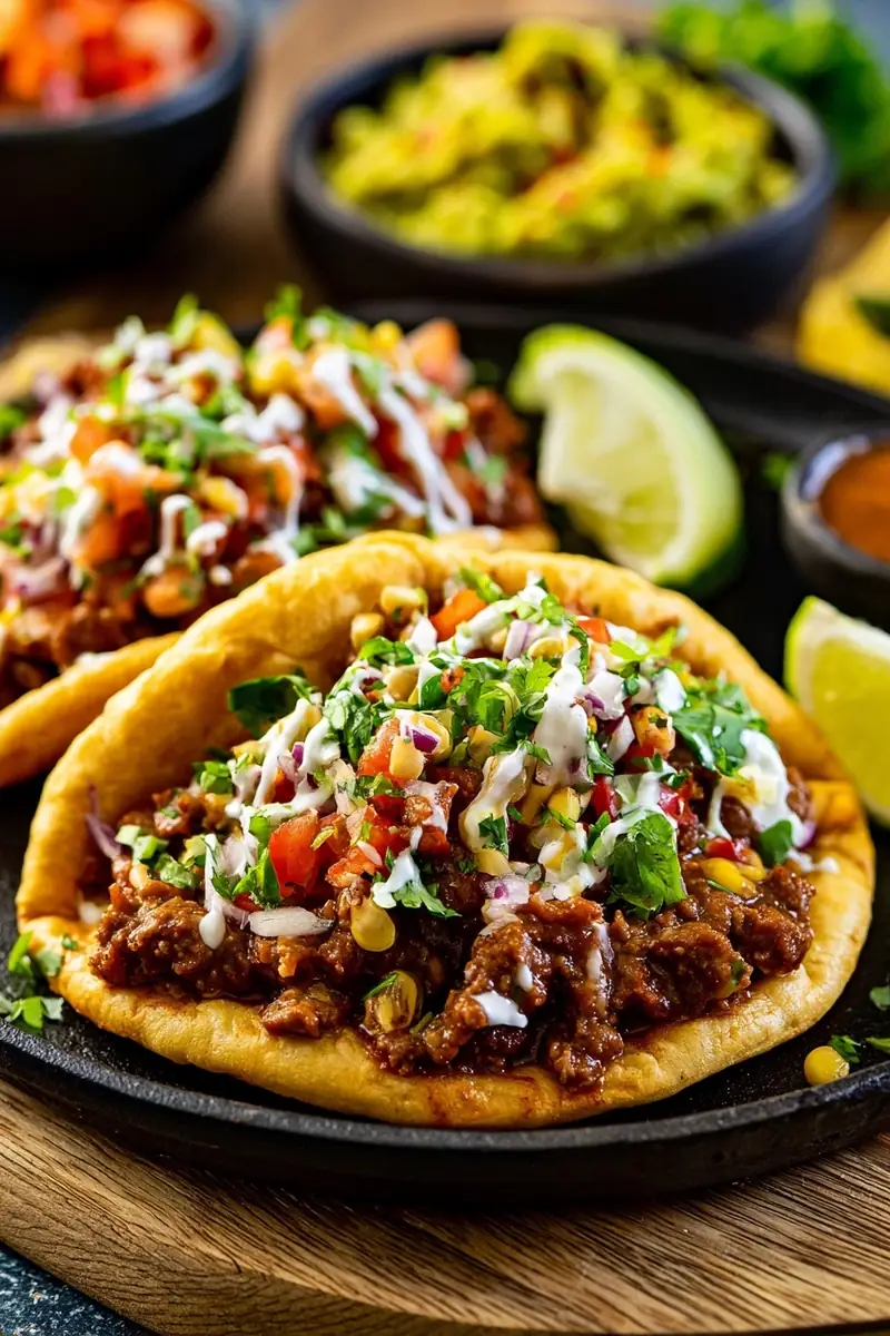 Why you'll love mole lamb puffy tacos recipe