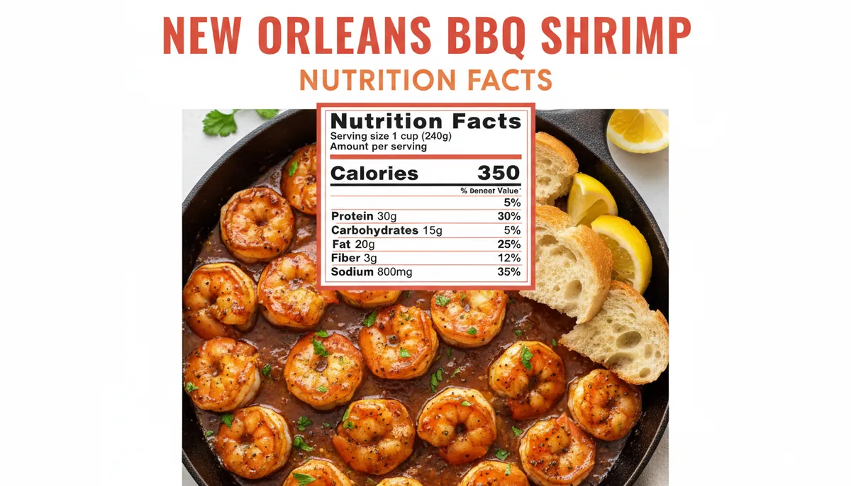 New Orleans BBQ shrimp recipe nutritional information