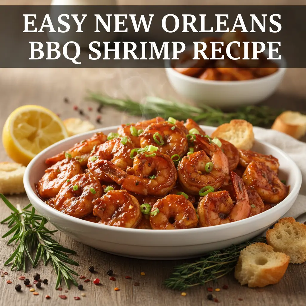 New Orleans BBQ shrimp recipe recipeCard1