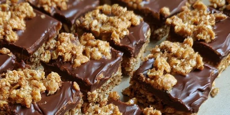 oatmeal fudge bars recipe featured