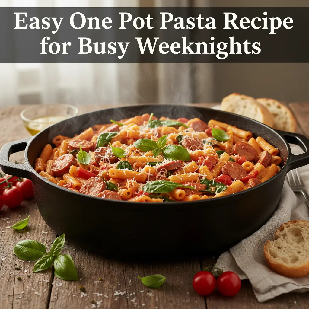 one pot pasta recipe recipeCard1