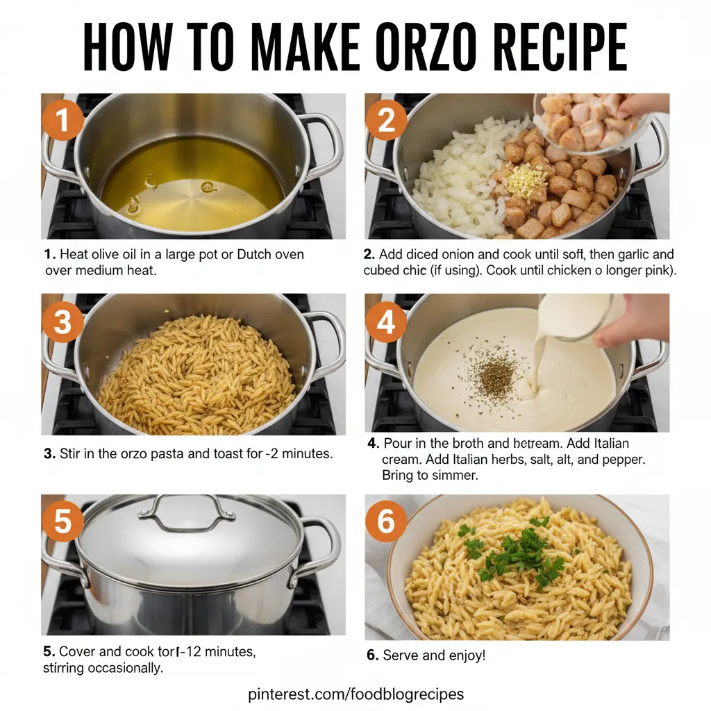 How to make orzo recipe