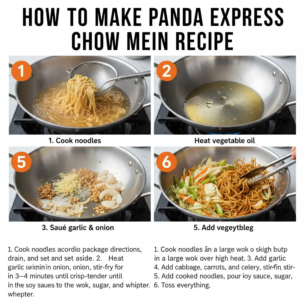 How to make Panda Express Chow Mein recipe
