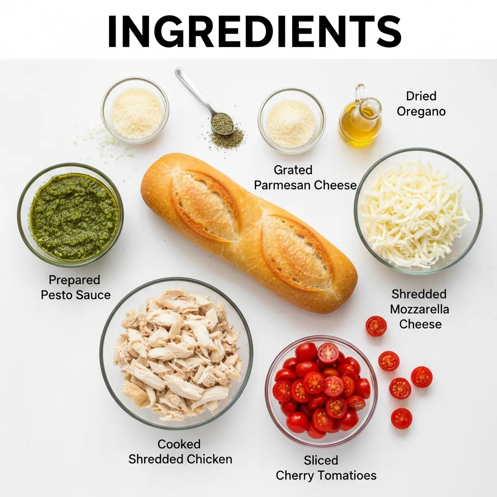 pesto chicken pizza recipe ingredients