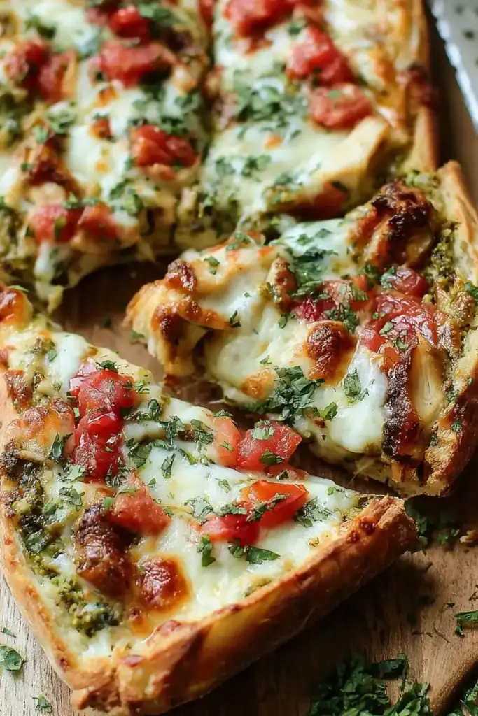 pesto chicken pizza recipe recipeCard1