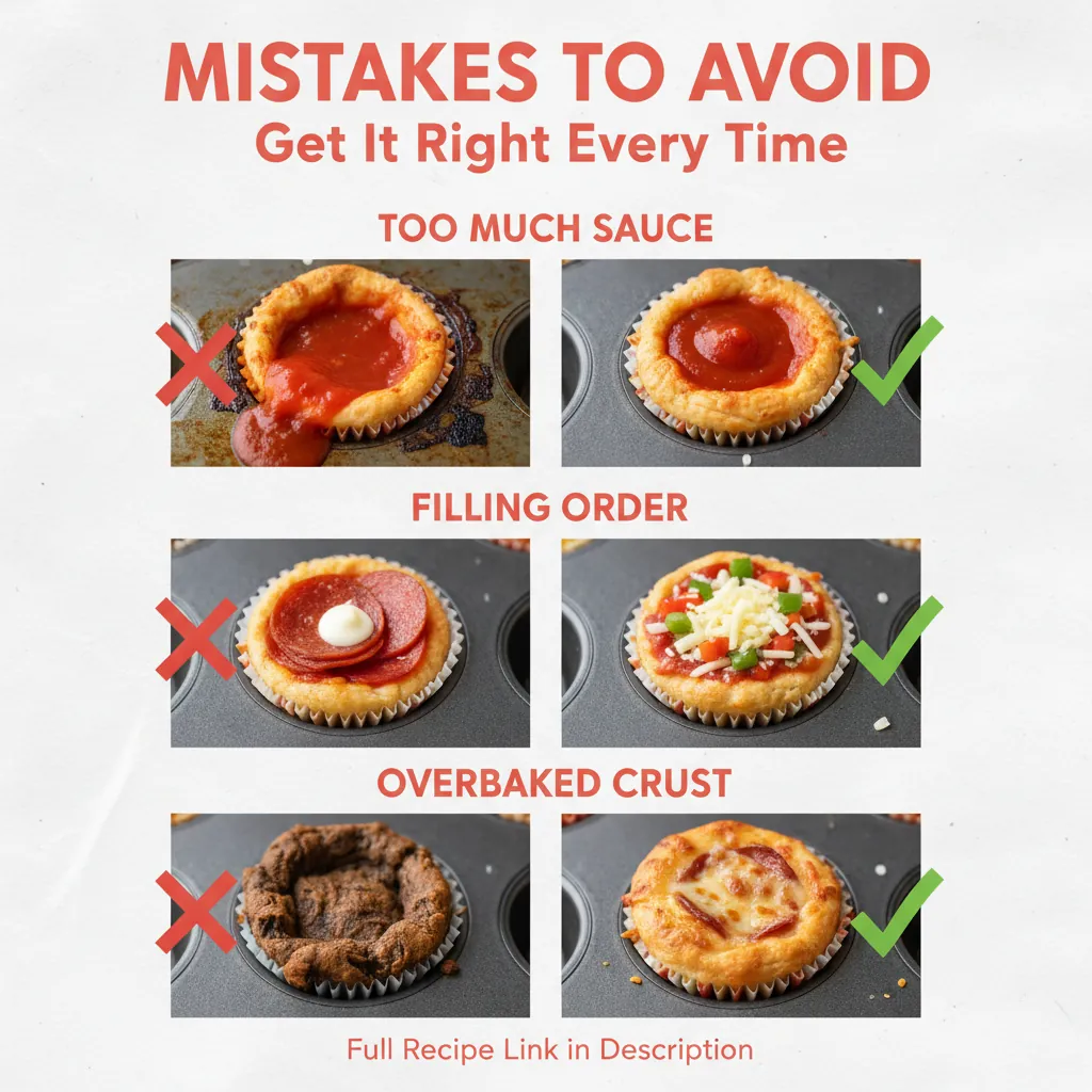 pizza cupcakes recipe common mistakes