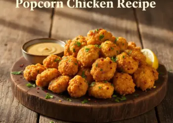popcorn chicken recipe featured