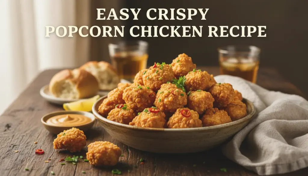 popcorn chicken recipe recipeCard1