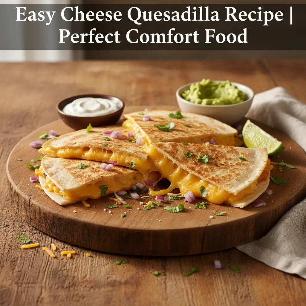 quesadilla recipe featured