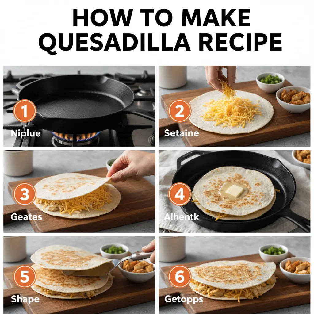 How to make quesadilla recipe