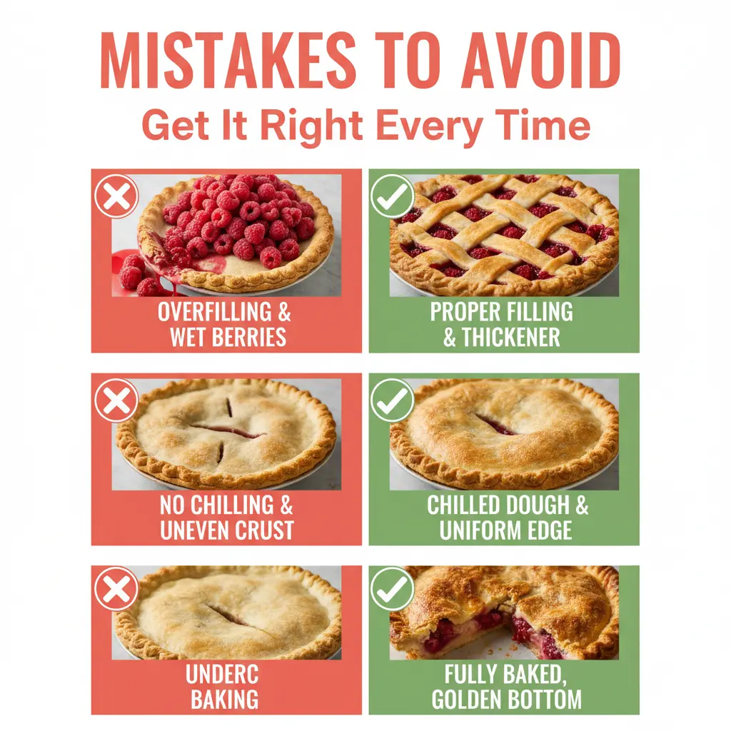 raspberry pie recipe common mistakes