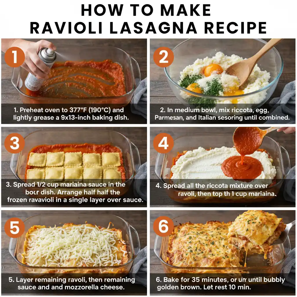 How to make ravioli lasagna recipe