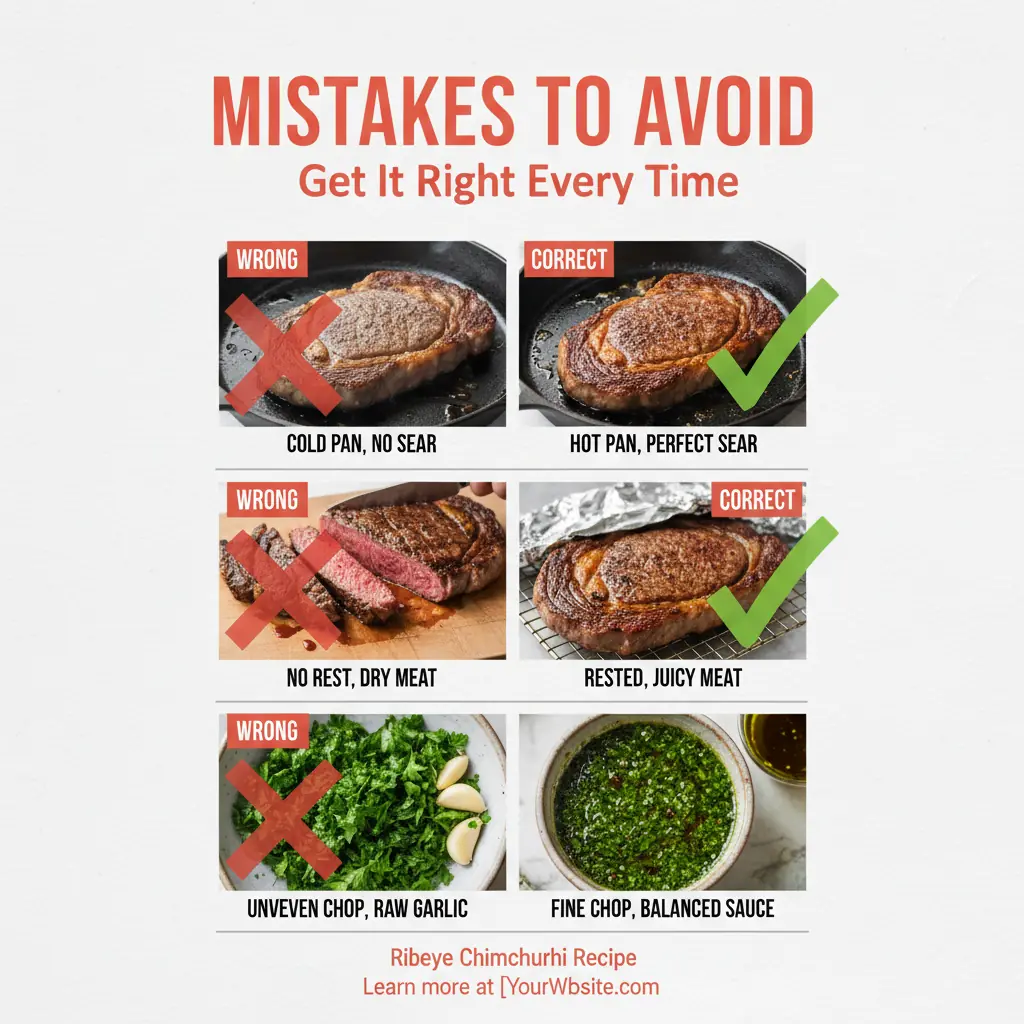 ribeye chimichurri recipe common mistakes