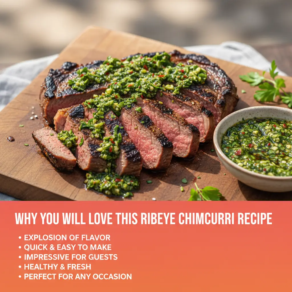 Why you'll love ribeye chimichurri recipe