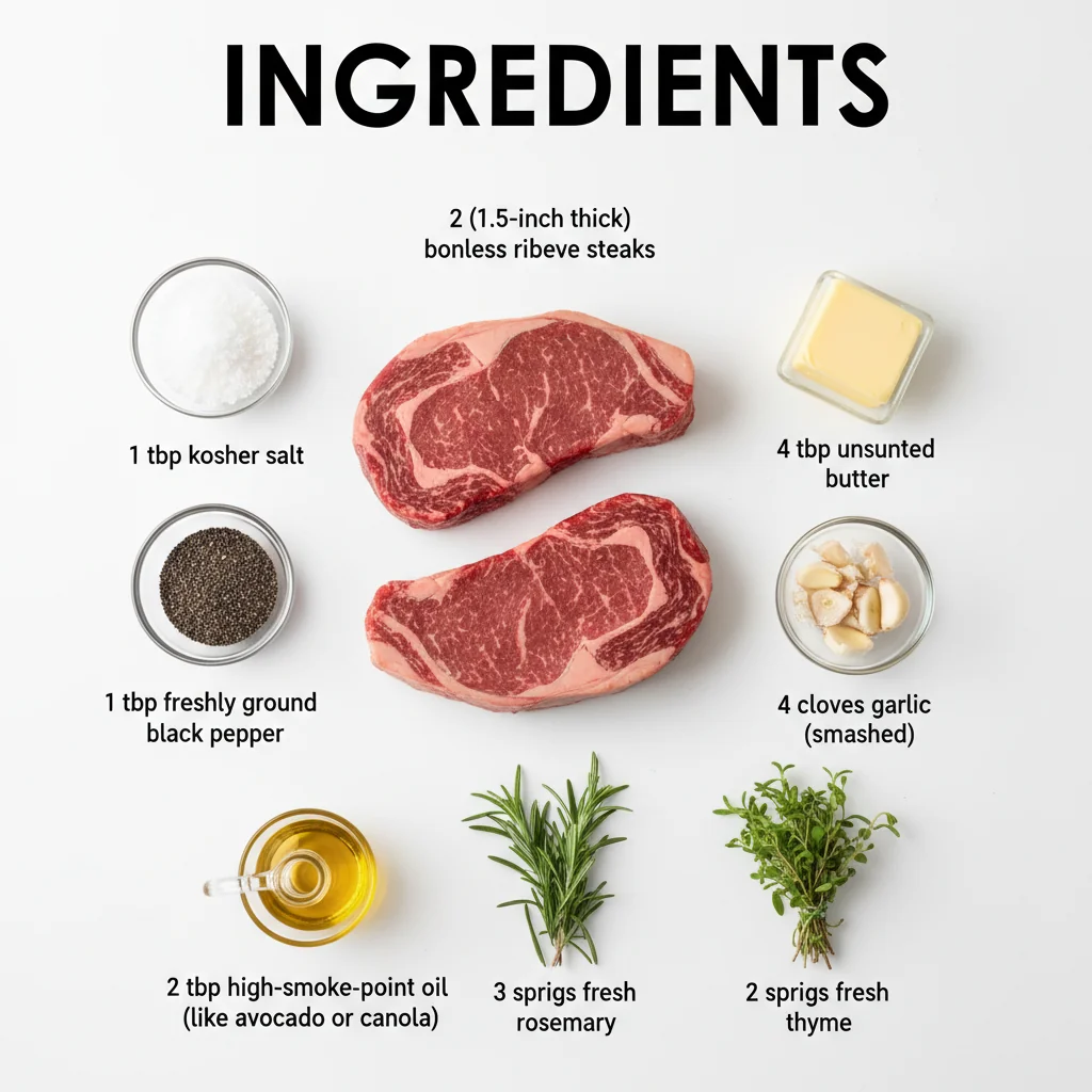 ribeye steak recipe ingredients