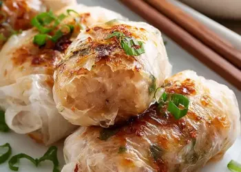 rice paper dumplings recipe featured