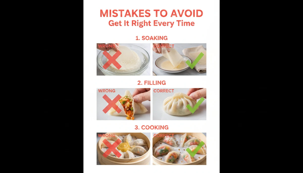 rice paper dumplings recipe common mistakes