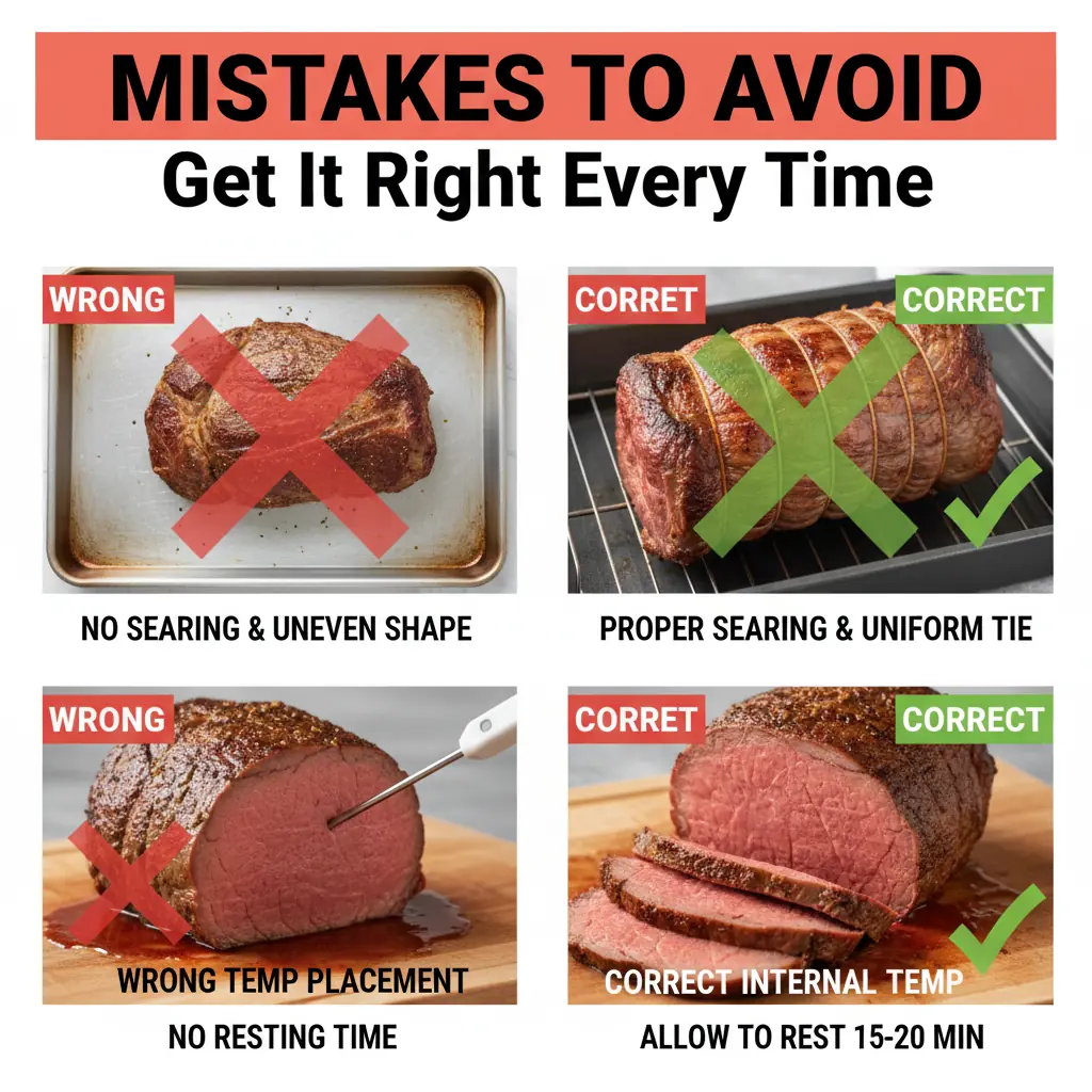 roast beef recipe common mistakes