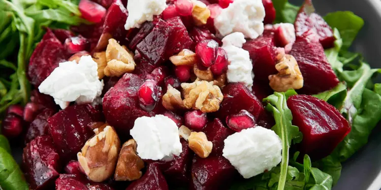 roasted beet salad featured