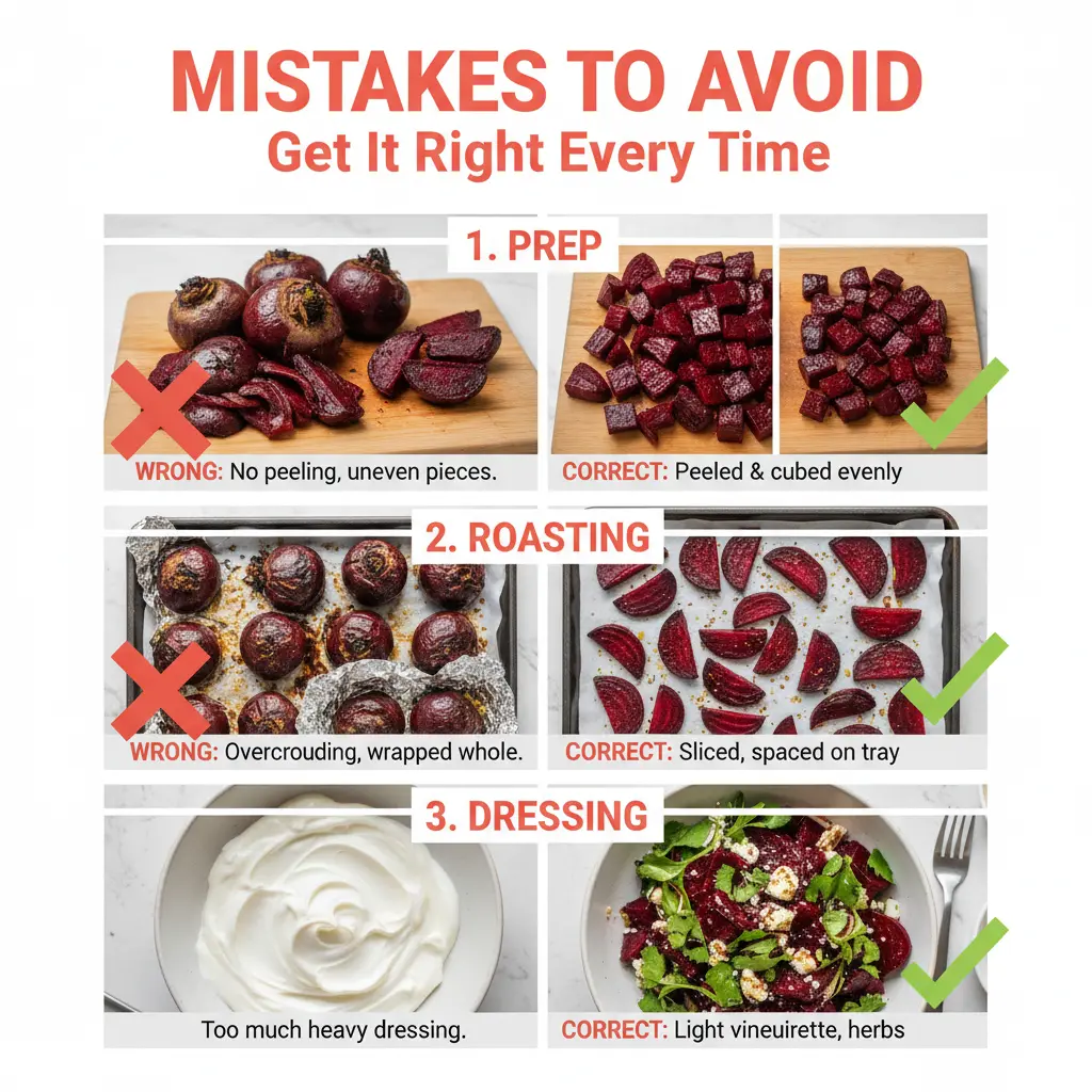 roasted beet salad common mistakes