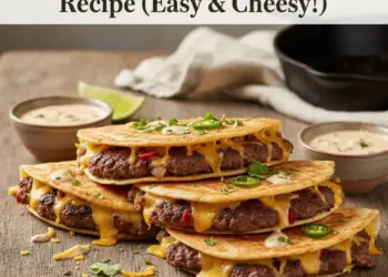 smash burger quesadillas featured