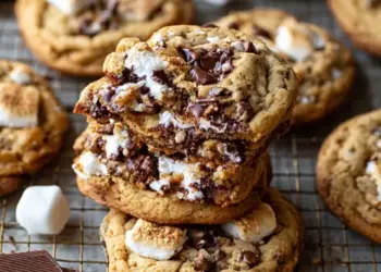 s'mores cookies recipe featured