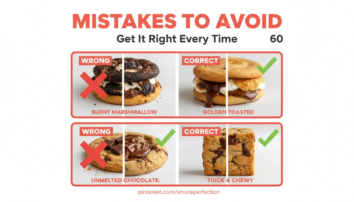 s'mores cookies recipe common mistakes